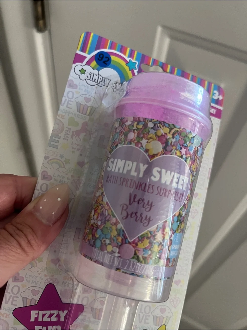 Simply Sweet Bath Sprinkles Surprise - Purple Sprinkle Pop - NEW - Set of 2!!